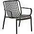 Messina loungestol - Sort