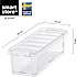 SmartStore Classic opbevaringsboks - 3,5 liter - transparent
