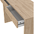 Function Plus skrivebord med 2 skuffer - trælook