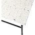 Foldbart skrivebord - terrazzolook