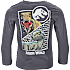 Jurassic World bluse str. 122/128 - grå