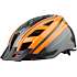 SCO cykelhjelm med lys - orange/sort