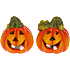Halloween græskar med LED - flere varianter - assorteret