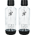 SodaStream Fizz & Refresh 2x1 liter flasker - sort