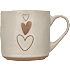 Krus med hjerter - 350 ml - flere varianter - assorteret