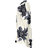 VRS dame blomstret skjortekjole str. 48 - beige