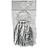 Lametta kvaster 10 cm 6-pak - flere varianter - assorteret