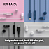 Sony IER-EX15C in-ear høretelefoner - hvid