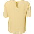 VRS dame plissé bluse str. 2XL - gul