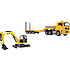 Bruder Man lastbil m. mini graver