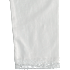 VRS børne capri leggings med blondekant str. 122/128 - hvid