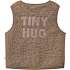 Tiny One teddy vest str. 80 - beige