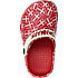 VRS unisex EVA clogs med flag str. 42/43 - rød