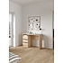 Function Plus skrivebord med 3 skuffer - trælook