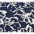 VRS dame blomstret oversize T-shirt str. 54 - navy