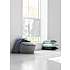 DEBEL Touch Split plisségardin 80 x 160 cm - hvid