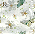 Windsor sommerservietter 33x33 cm 20-pak - hvid blomst