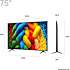 LG 75" NanoCell 4K AI TV 75NANO80A 2025