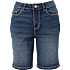 VRS dame denim shorts med slim fit str. 36 - blå