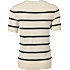VRS dame strik T-shirt str. S - beige