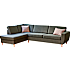Rom Nordic venstrevendt open-end sofa - grøn