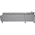 Rom Nordic højrevendt open-end sofa - antracit