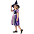 Halloween violet hekse kostume str. 116