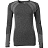 VRS dame seamless bluse str. M - grå