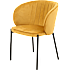 Michelle spisebordsstol - karry velour