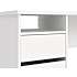 Function Plus skrivebord med 3 skuffer - hvid