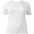 VRS dame rib T-shirt str. 48 - hvid
