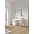 Function Plus skrivebord med 4 skuffer - hvid