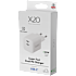 X2O 45W dobbelt hjemmelader USB-C/C GaN - Hvid