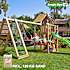 Jungle Gym Cubby inkl. climb, sand & grøn slide