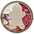 Springform juledesign guld - flere varianter - assorteret