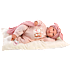 Llorens dukke med rosa sutteklud 42 cm