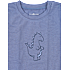 Tiny One 5-dele med T-shirt, body, smækbukser, savlesmæk og futter str. 80 - blå