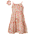 VRS børne kjole str. 98/104 - beige