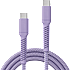 X2O Longlife 100W USB-C/C-kabel 2M - Lavendel