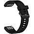 Fixed silikonerem til Garmin Smartwatch - sort