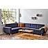 Rom Nordic vendbar hjørnesofa - navy