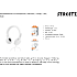 STREETZ H300 on-ear høretelefoner - hvid