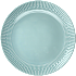 Relief frokosttallerken - lysegrøn - Ø: 22 cm