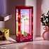 Barbie udstillingskasse lampe - lyserød