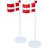 Salling bordflag H: 15 xm 2-pak - Dannebrog