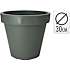 Karlstad plastikkrukke - grøn - Ø: 30 cm
