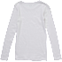 VRS børne T-shirt langærmet str. 134/140 - hvid