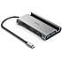 HAMA USB-C hub 7 - sort