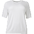 VRS dame strik T-shirt str. 48 - hvid