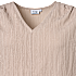 VRS dame top med v-hals str. L - beige